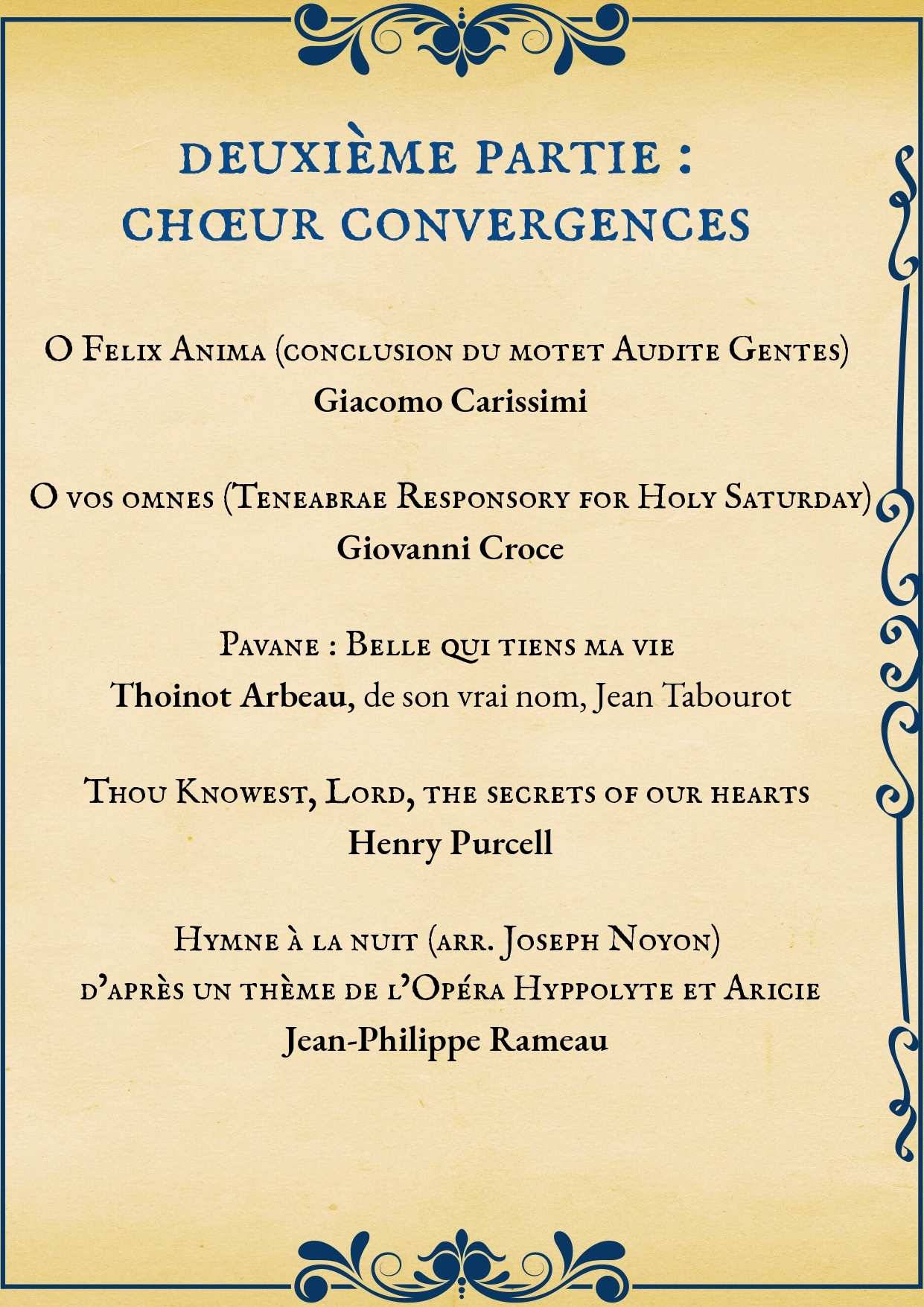 Note de programme — page 7