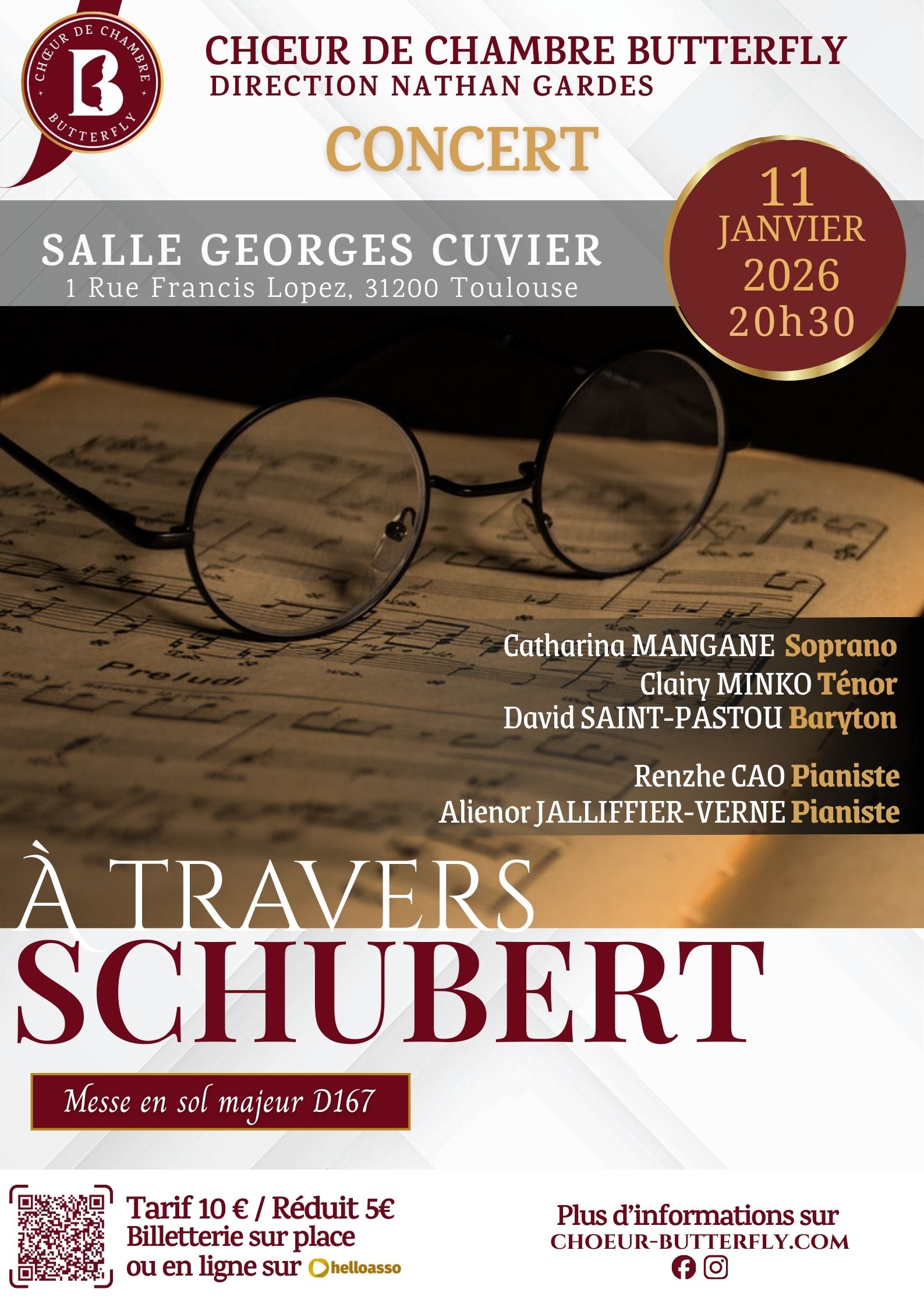 Affiche – A travers Schubert